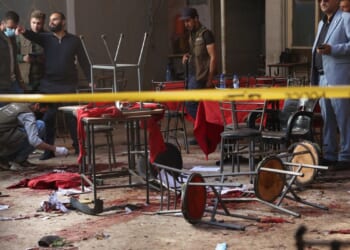 Explosive device goes off in cafe in Syria’s capital, killing at least 9 people