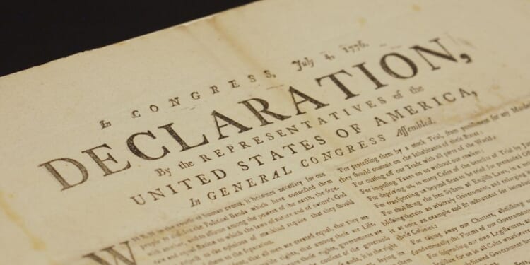 Britain’s National Archives finds copy of Declaration of Independence in captured U.S. ship’s papers