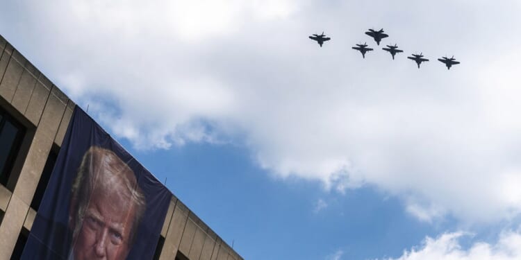 Flyovers steal the show at nation’s 250th celebration in Washington