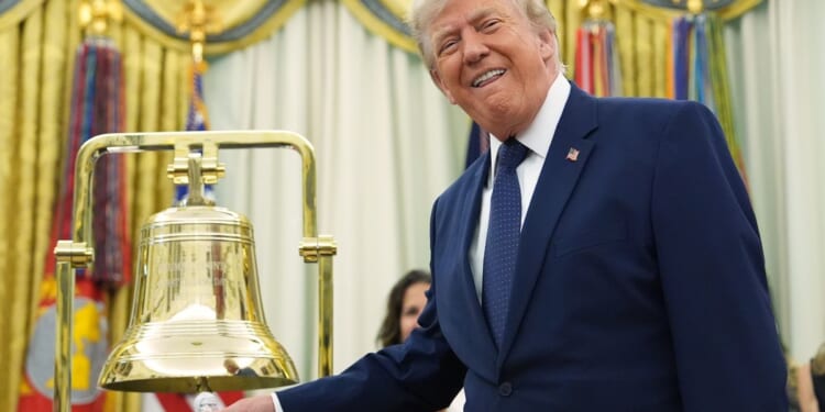 Trump rings opening bell for stock markets and launches Trump Accounts for America’s children