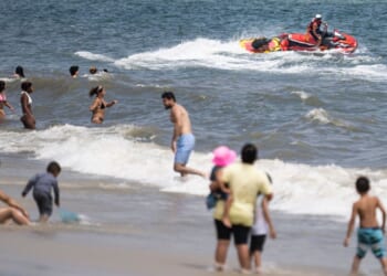 Swimmer bitten on the foot at New York beach in a suspected shark attack
