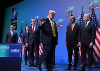 Trump opts to take a separate plane home after talking openly about possibly being killed by Iran