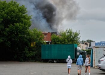 Ukrainian drones batter Russian oil facilities and set more oil tankers ablaze