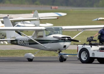 Flight instructor jumps to his death mid-lesson, student lands plane alone