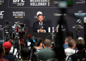 Conor McGregor makes UFC return against Max Holloway in Las Vegas main event