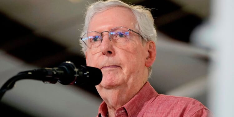 McConnell says a fall led to his hospitalization, breaking weeks of silence about health condition