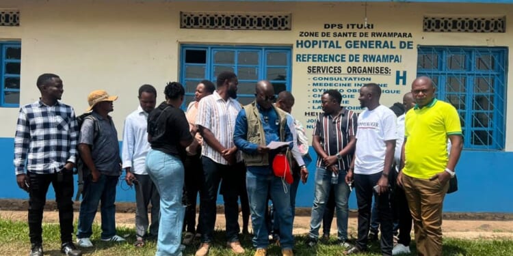Dozens at an Ebola treatment center in northeast Congo strike over unpaid salaries and bonuses
