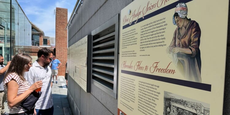 Federal government installs reworked panels about slavery at George Washington’s Philadelphia home