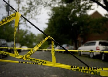 White substance on street in Alexandria closes road, still under investigation