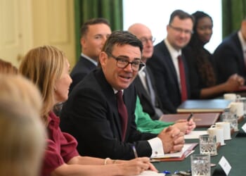 British leader Burnham gathers his Cabinet after sweeping away Starmer supporters