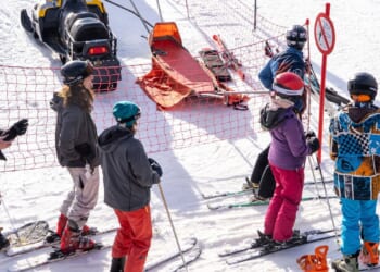 Thousands of African winter skiing tourists are flocking to snowy Lesotho