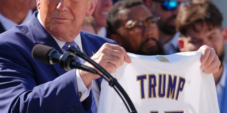 Trump fetes Dodgers at the White House again, saying the team is ‘one of the great brands’
