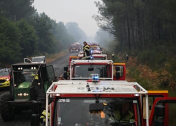 More than 250,000 people flee their homes in France and Spain as wildfires burn