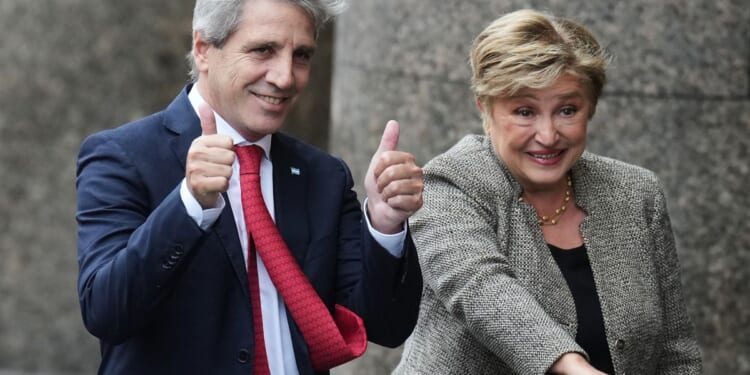 IMF chief says Argentina is better positioned to meet debt obligations under Milei