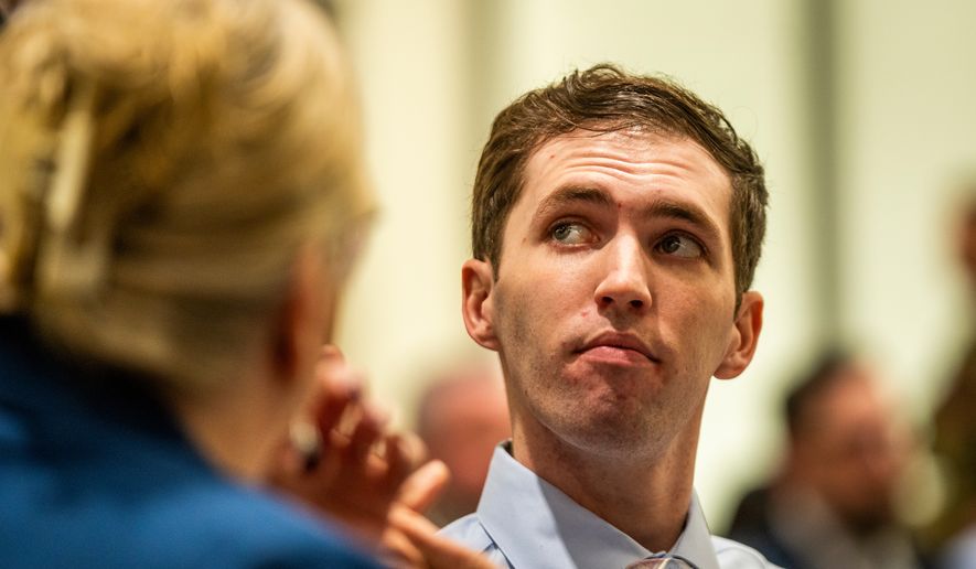 Tyler Robinson, who is accused of fatally shooting Charlie Kirk, appears during a hearing in 4th District Court in Provo, Utah, on Dec. 11, 2025. (Rick Egan/The Salt Lake Tribune via AP, Pool, File)