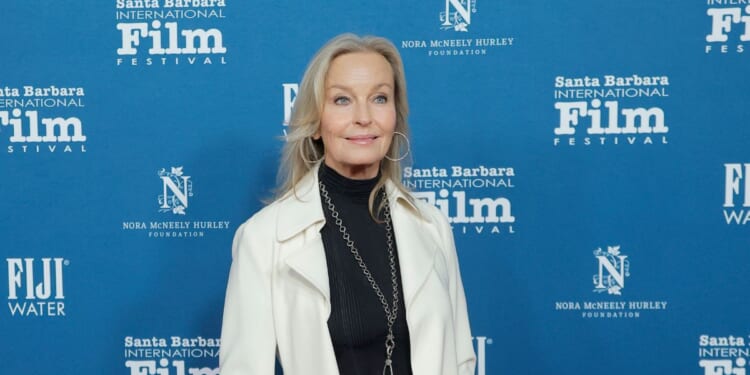 Bo Derek attends the Montecito Award tribute during the 41st Santa Barbara International Film Festival at The Arlington Theatre on Feb. 11, 2026, in Santa Barbara, California.