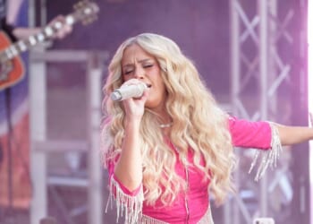 Megan Moroney performs on NBC's "Today" at Rockefeller Plaza on July 10, 2026, in New York City.