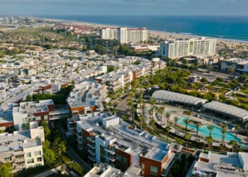 Huntington Beach, California, is a Republican stronghold in a deep-blue state.