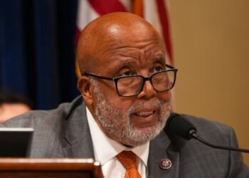 Rep. Bennie Thompson delivers an opening statement during a House Homeland Security Committee hearing on Capitol Hill on March 25, 2026, in Washington, D.C.