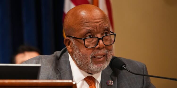 Rep. Bennie Thompson delivers an opening statement during a House Homeland Security Committee hearing on Capitol Hill on March 25, 2026, in Washington, D.C.