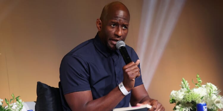 Andrew Gillum, the former Tallahassee, Florida, mayor who nearly won the Sunshine State governor's race in 2018 against then-U.S. Rep. Ron DeSantis, is pictured at the July 2025 Essence Festival of Culture event in New Orleans.