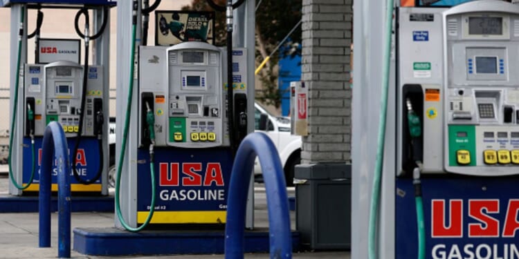 A USA Gasoline gas station in Los Angeles, California on May 4, 2026.