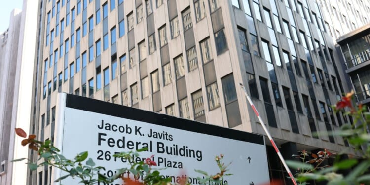 The Jacob K. Javits Federal Building is seen on Aug. 15, 2025, in New York City.