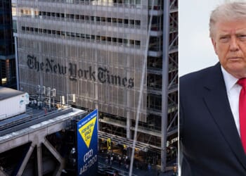 President Donald Trump expressed pleasure with the judge's ruling in his lawsuit against the New York Times.