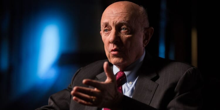 James Woolsey, former Director of Central Intelligence under President Bill Clinton, is seen in a file photo dated Feb. 5, 2015.
