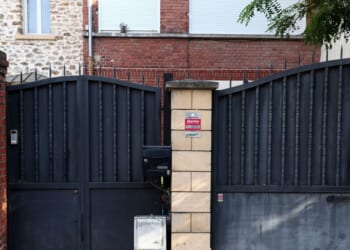 This photograph taken on July 22, 2026, shows the residence of model agent Daniel Siad in Colombes, a northwestern suburb of Paris, where he was found dead.
