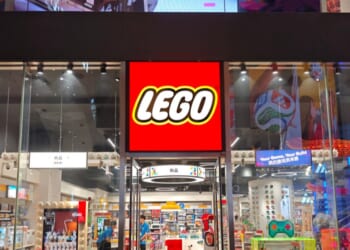 A LEGO retail store on Nanjing Road in Shanghai, China, on Oct. 15, 2025.
