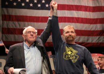 Socialist U.S. Sen. Bernie Sanders of Vermont, left, was one of many left-leaning politicians to jump on the endorsement bandwagon for U.S. Senate candidate Graham Platner, a Maine Democrat, before the most recent allegations of sexual assault aired this week.