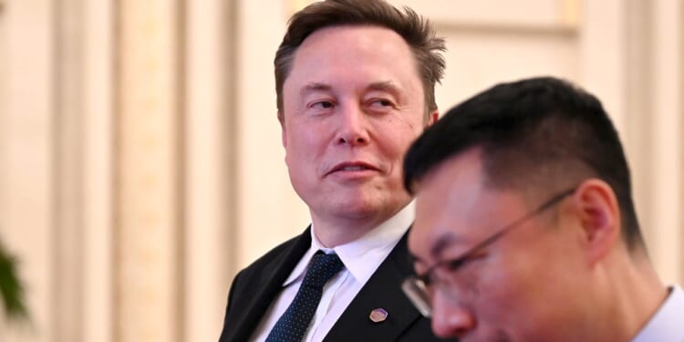 Elon Musk smiling