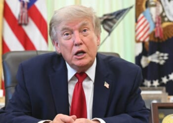 President Donald Trump speaks with reporters after signing a presidential memo on pollution control in vehicles at the Oval Office of the White House in Washington, D.C., on June 29, 2026.