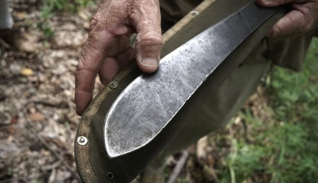 Nut With a Machete Flees to Hospital, Gets Shot – HotAir
