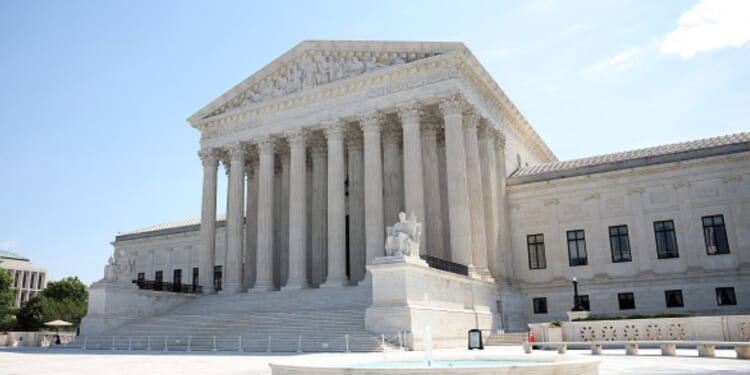The Supreme Court building stands in Washington, D.C. on June 25, 2026.