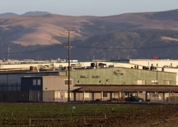 A Taylor Farms facility on July 17, 2026, in San Juan Bautista, California.
