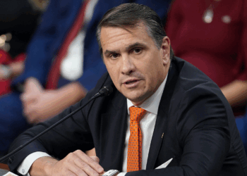 Acting Attorney General Todd Blanche appears at his confirmation hearing in front of the Senate Judiciary Committee on July 15, 2026. (Eric Lee/Getty Images)