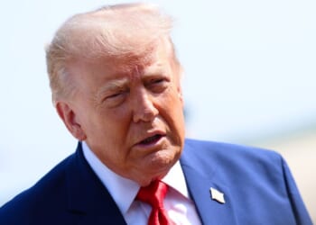 President Donald Trump said Tuesday he isn’t concerned about polls that show MAGA voters are growing increasingly weary of the war with Iran.