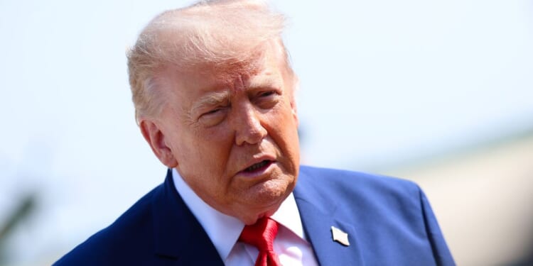 President Donald Trump said Tuesday he isn’t concerned about polls that show MAGA voters are growing increasingly weary of the war with Iran.