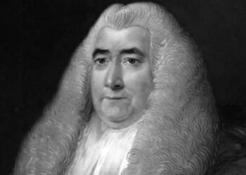 An etching from a portrait of Sir William Blackstone