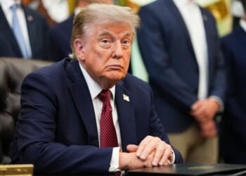 President Donald Trump indicated he does not plan to challenge former President Joe Biden's pardon of Dr. Anthony Fauci.