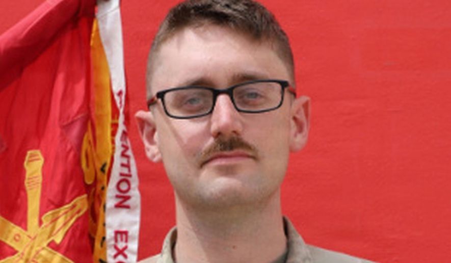 This undated photo provided by the U.S. Army Space and Missile Defense Command on Monday, July 20, 2026, shows 1st Lt. Tyler James Feehan, 25. (U.S. Army Space and Missile Defense Command via AP) ** FILE **