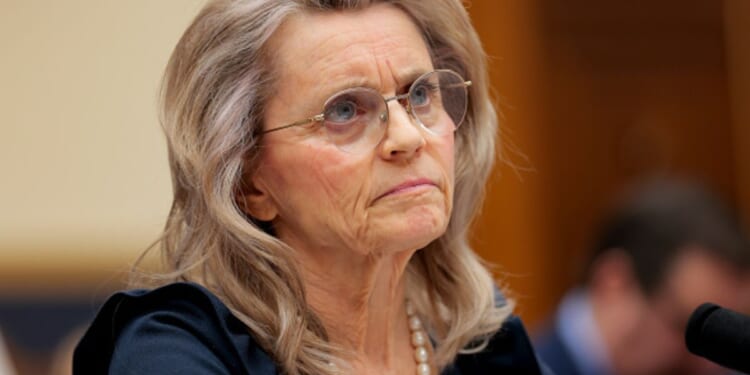 Member of the Finnish parliament Päivi Räsänen speaks to members of the United States Congress in Washington, D.C. on February 4, 2026.