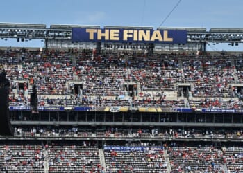 A view of New Jersey Stadium just before the FIFA World Cup 2026 Final Match between Spain and Argentina on July 19, 2026 in East Rutherford, New Jersey.