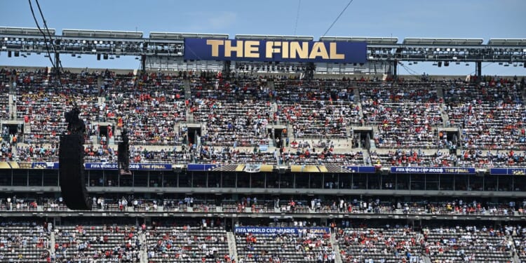 A view of New Jersey Stadium just before the FIFA World Cup 2026 Final Match between Spain and Argentina on July 19, 2026 in East Rutherford, New Jersey.