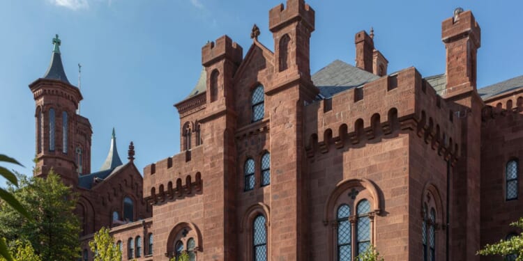The Smithsonian Castle, one of 11 Smithsonian museums and galleries at the National Mall in Washington, D.C., is seen in a file photo from 2022.
