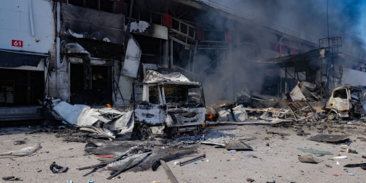 Russian planes fire a salvo of glide bombs at a southern Ukraine city, killing 1 and wounding dozens