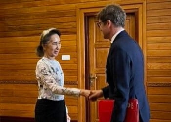 Myanmar’s detained former leader Aung San Suu Kyi has rare meeting with International Red Cross
