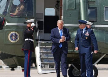 FAA is investigating why a plane was allowed to take off as President Trump’s helicopter approached